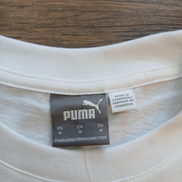 Puma Formula 1 Shirt Mens Medium White F1 Sao Paulo Grand Prix Graphic T-Shirt - Picture 5 of 10